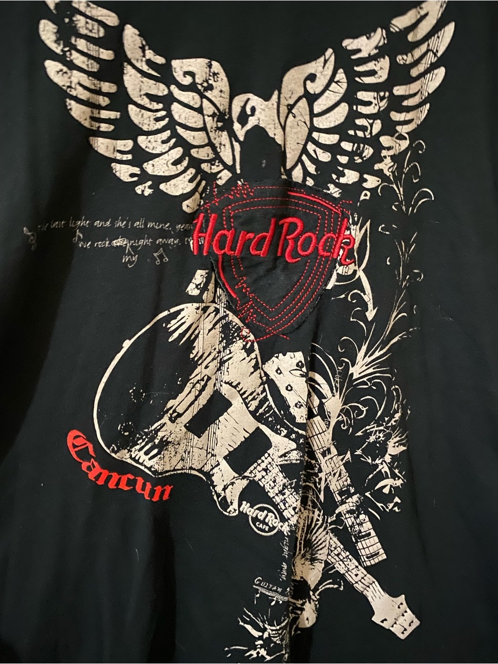 Hard Rock Cafe Cancun XL Short Sleeve T-shirt
